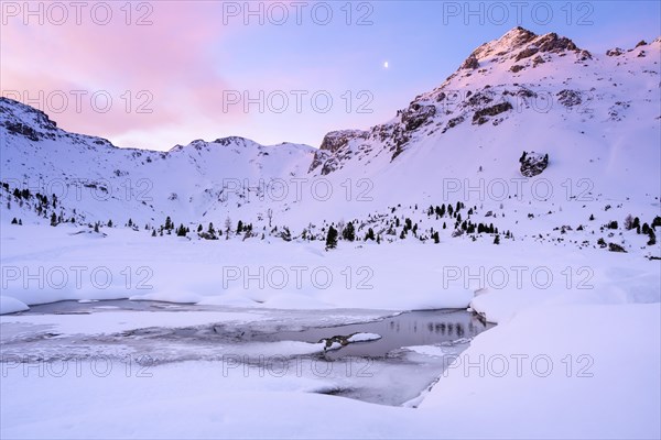 Sunrise in winter
