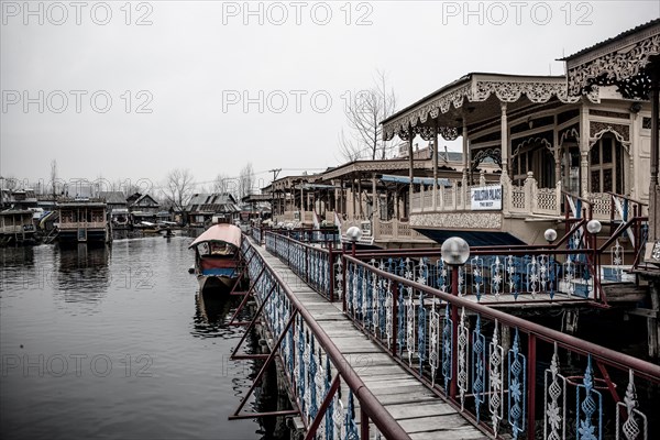 Houseboats on Dal Lake