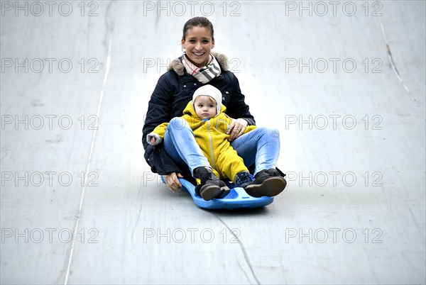 Mother with toddler