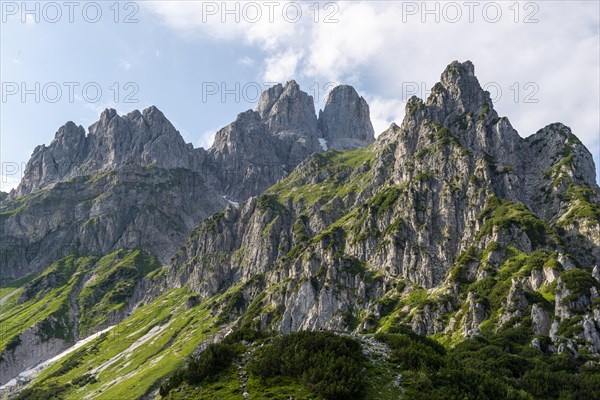 Rugged peaks