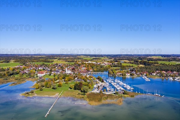 Seebruck with lido and marina