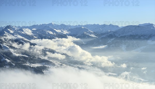 View from the Hohe Salve to the Windautal