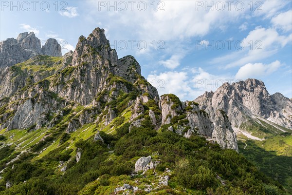 Rugged peaks