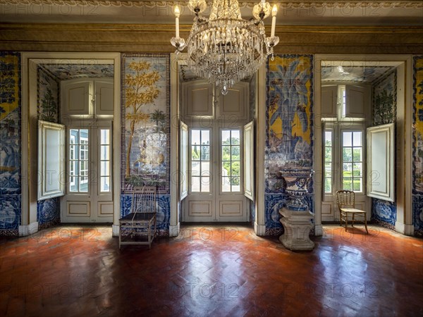 Interior view Palacio Nacional de Queluz