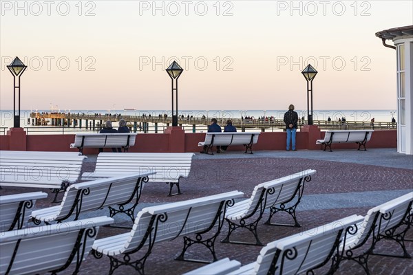 Kurplatz in front of the spa hotel Binz