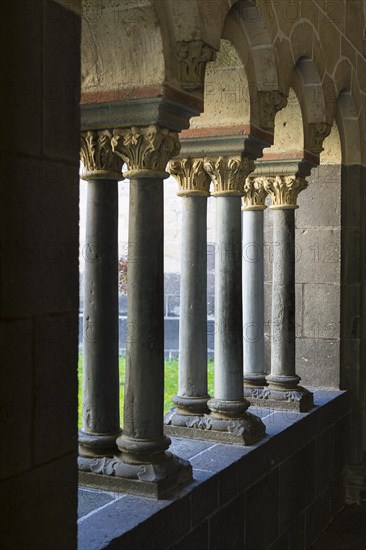 Columns in the cloister