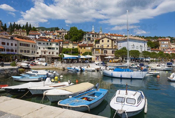 Port and village view