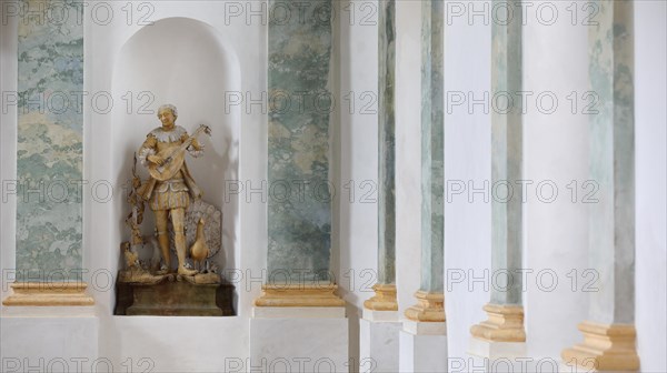 Ballroom in the Raitenhaslach monastery