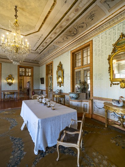 Interior view Palacio Nacional de Queluz