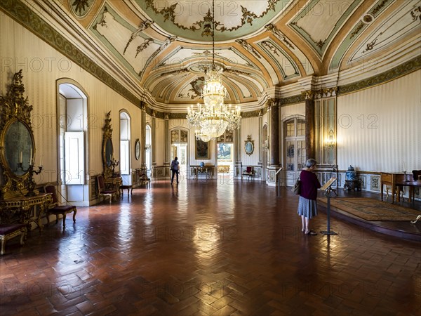 Interior view Palacio Nacional de Queluz