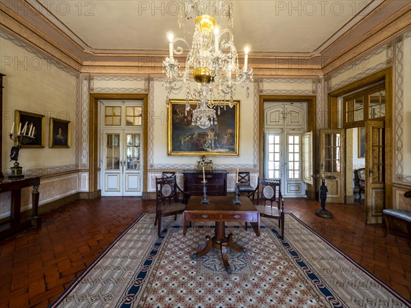Interior view Palacio Nacional de Queluz