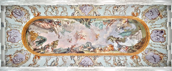 Ceiling fresco by Martin Heigl