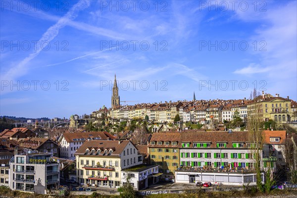 View of the old town and Bern Minster