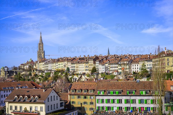 View of the old town and Bern Minster
