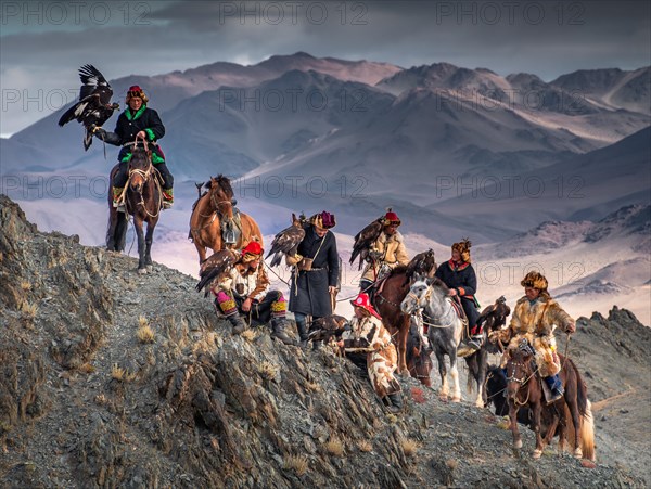 Mongolian Eagle hunter