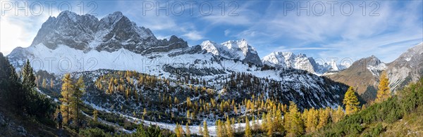 Snow-covered mountain peaks