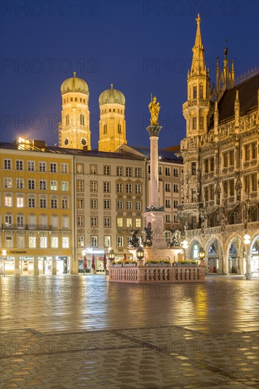 Deserted Marienplatz