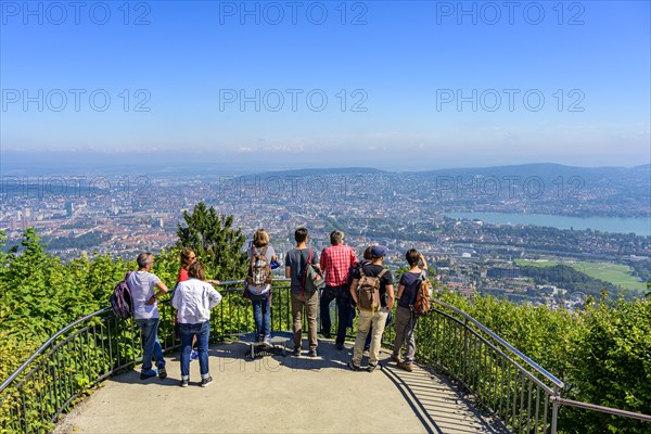People at the vantage point