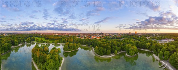 Panorama from Kleinhesseloher See
