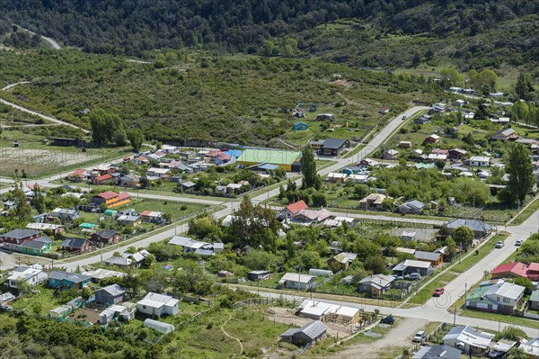 Aerial view of Puerto Guadal