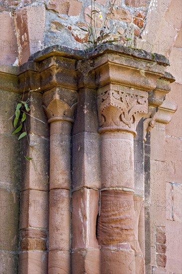 Columns of the castle chapel