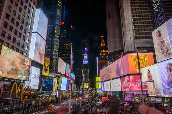 Times Square at night