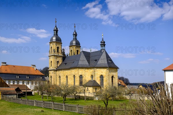 Goessweinstein with pilgrimage church of the Holy Trinity