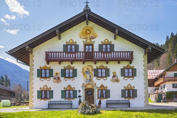Farm in the Jachenau with Lueftlmalerei