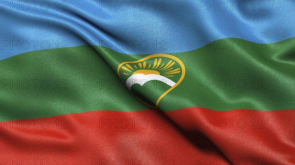 Flag of the Republic of Karachay-Cherkessia