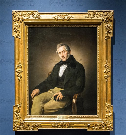 Portrait of the writer Alessandro Manzoni