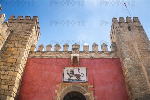 Coat of arms over entrance gate