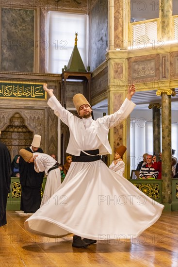 Dancing dervishes from the Sufi Mevlevi Order