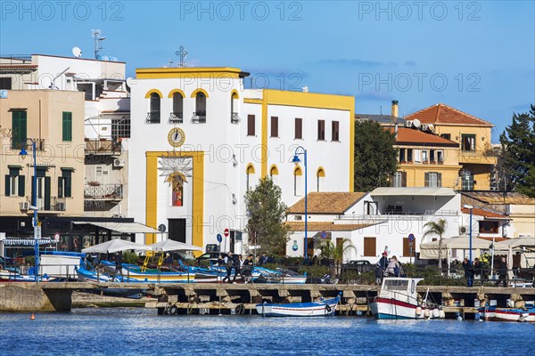 Marina Mondello with church Parrocchia San Girolamo