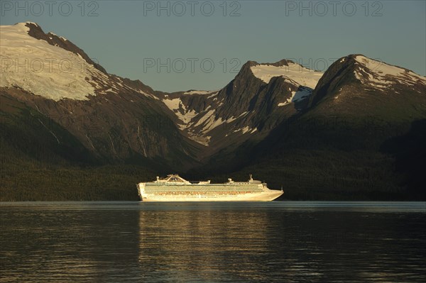 Cruise ship in Prince William Sound
