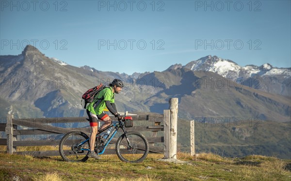 Mountain biker