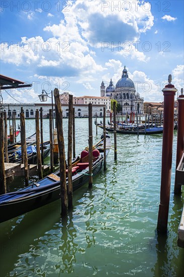 Parking gondolas at the Canale Grande