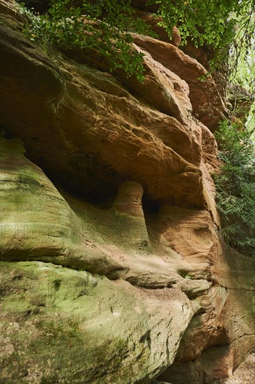 Washed out rocks in the Schwarzachklamm gorge