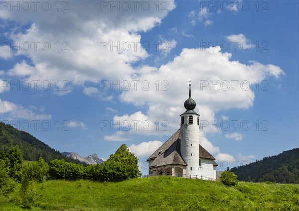 Church of St. Vincent in Weissbach on the Alpenstrasse
