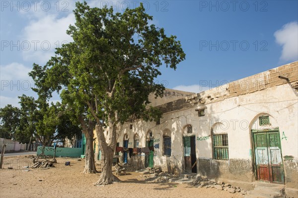 British colonial architecture in the coastal town of Berbera