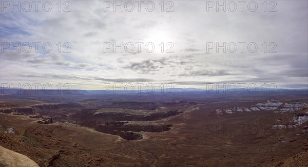 View of erosion landscape from Grand View Point Overlook