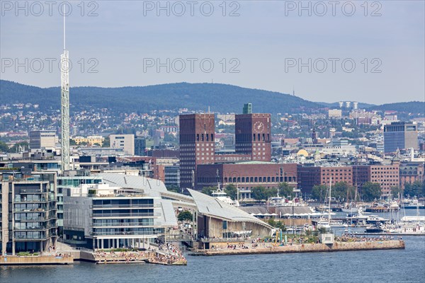 City panorama Oslo