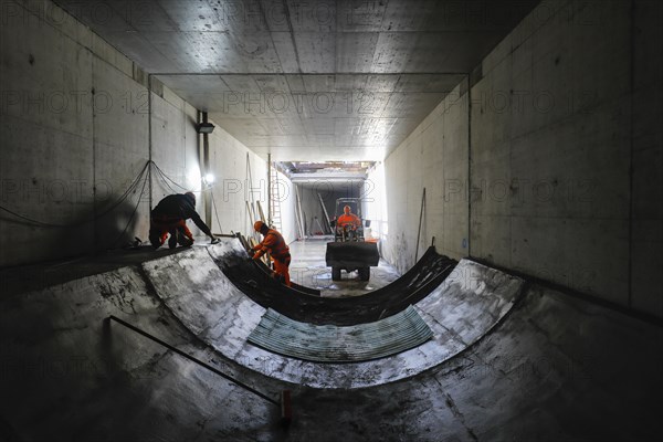 New construction of Berne sewer