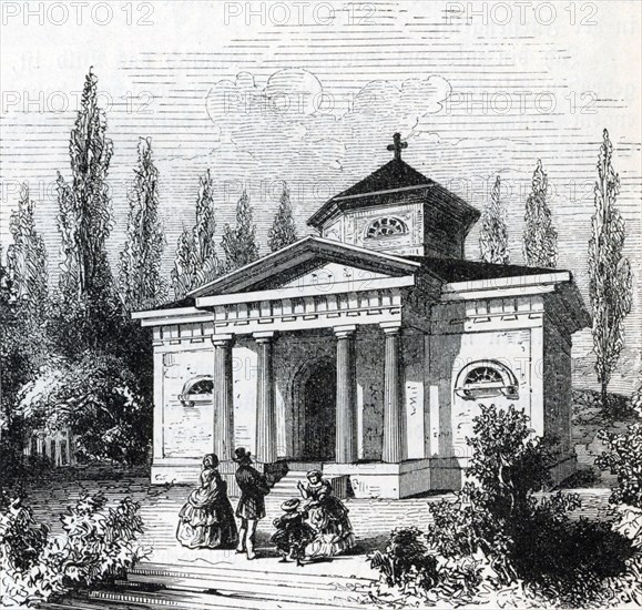 Princely crypt in Weimar, 1880