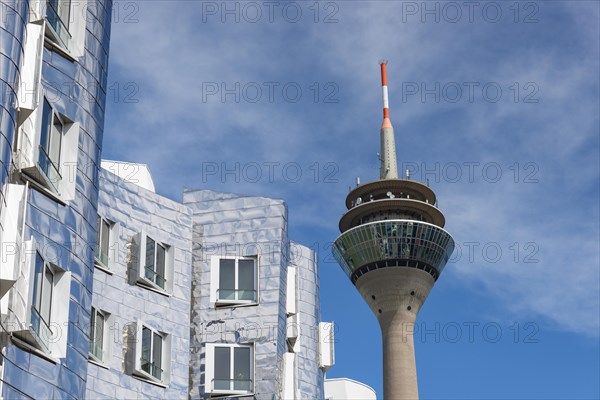 Gehry buildings and television tower