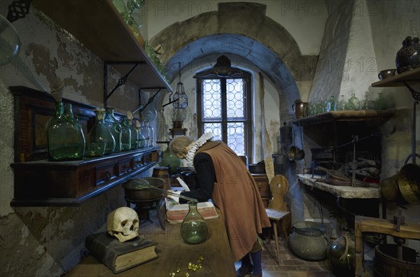 Replica of the laboratory of Andreas Libavius