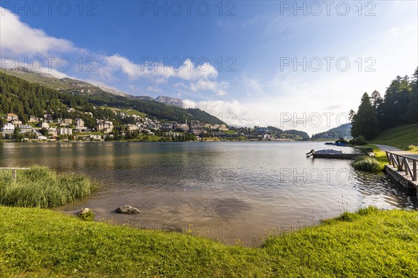 St. Moritz-Dorf and Lake St. Moritz