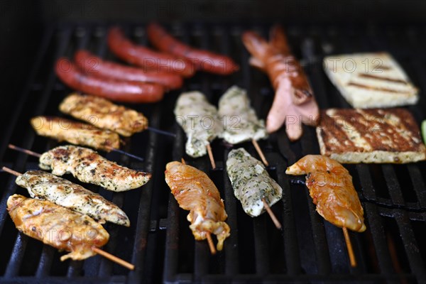 Barbecue on grill