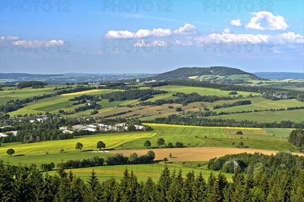 Landscape form middle Erzgebirge