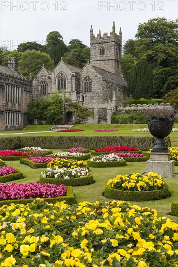Victorian Lanhydrock House with gardens