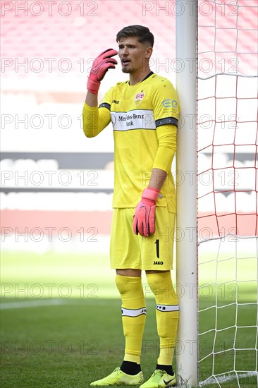 Goalkeeper Gregor Kobel VfB Stuttgart Gesture